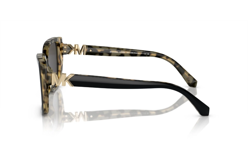 LENTES SOL MICHAEL KORS ACADIA BLACK POLISHED - 3