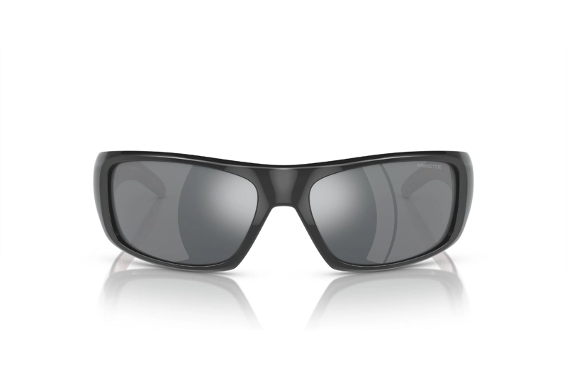 LENTES DE SOL HOT SHOT GREY POLISHED ESPEJADOS SUSTENTABLE ARNETTE - 1