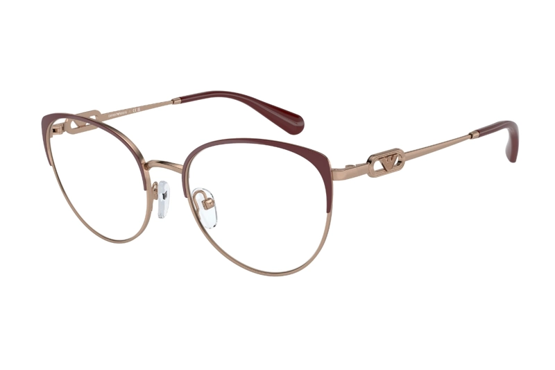 LENTES EMPORIO ARMANI ÓPTICOS PURPLE/REDDISH POLISHED - 2