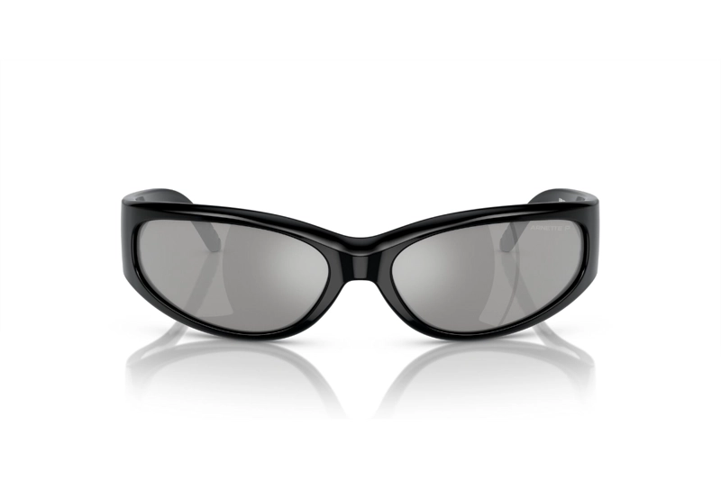LENTES DE SOL CATFISH BLACK POLISHED POLARIZADOS SUSTENTABLE ARNETTE - 1
