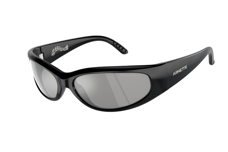 LENTES DE SOL CATFISH BLACK POLISHED POLARIZADOS SUSTENTABLE ARNETTE - 2