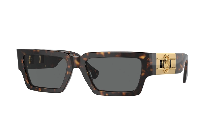 LENTES SOL VERSACE MEDUSA DECO HAVANA - 1