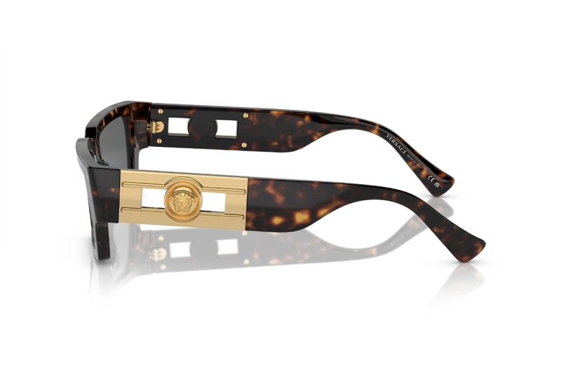 LENTES SOL VERSACE MEDUSA DECO HAVANA - 3