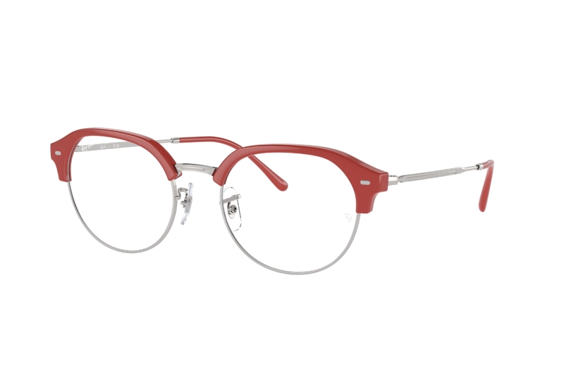 LENTES RAY-BAN ÓPTICOS RED ON SILVER ÓPTICAL - 2