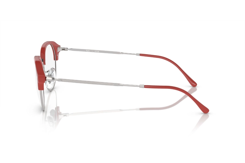 LENTES RAY-BAN ÓPTICOS RED ON SILVER ÓPTICAL - 3