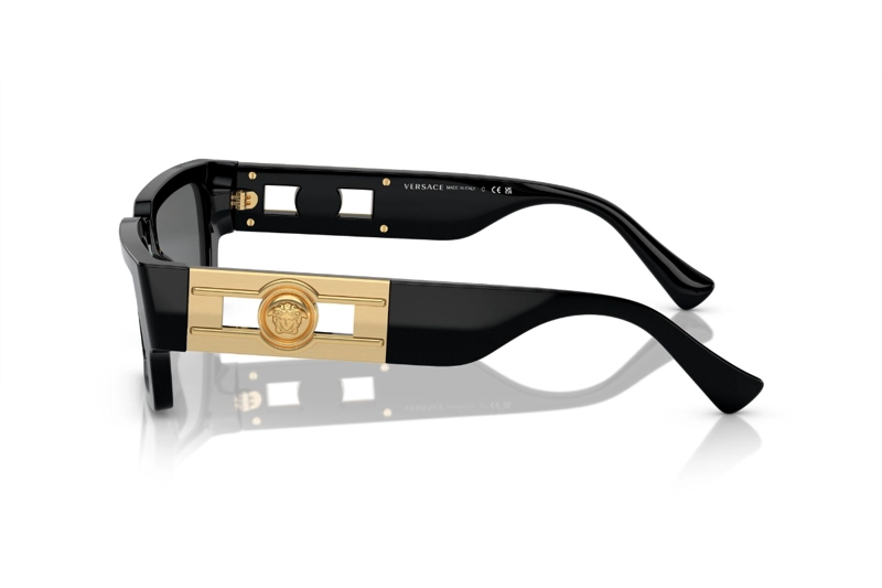 LENTES SOL VERSACE MEDUSA DECO NEGRO - 3