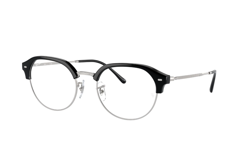 LENTES RAY-BAN ÓPTICOS BLACK ON SILVER ÓPTICAL - 2