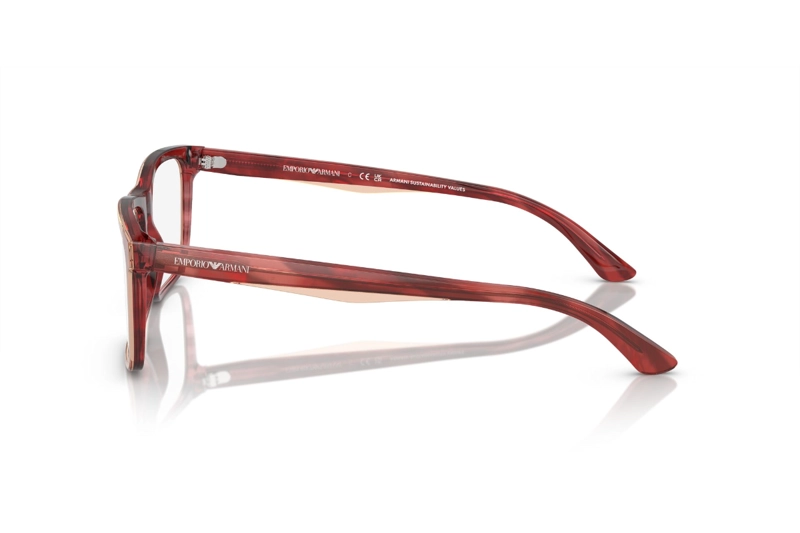 LENTES EMPORIO ARMANI ÓPTICOS PURPLE/REDDISH POLISHED - 3