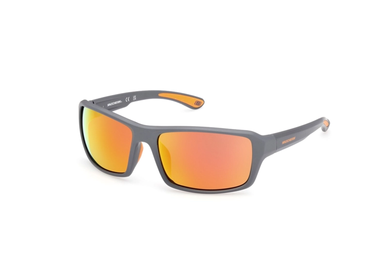 LENTES SOL SKECHERS GRIS ESPEJADOS - 2