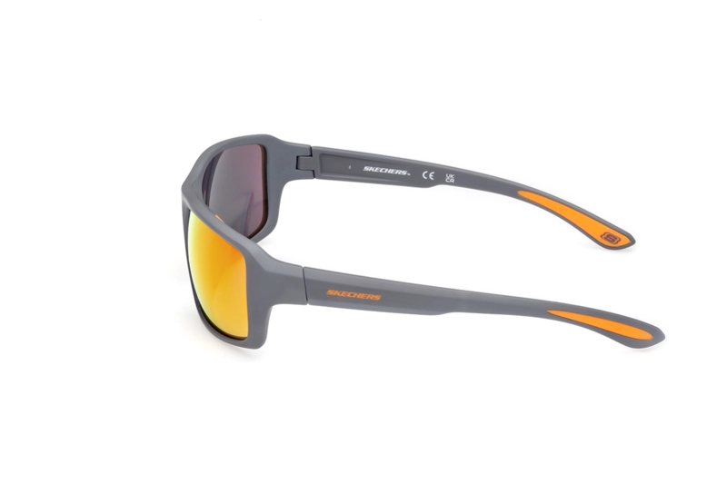LENTES SOL SKECHERS GRIS ESPEJADOS - 3