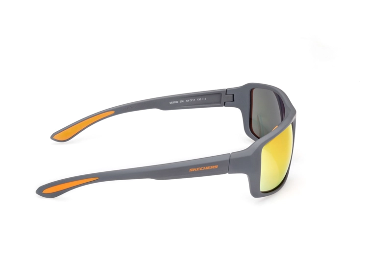 LENTES SOL SKECHERS GRIS ESPEJADOS - 7
