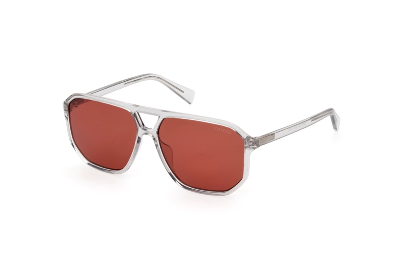 LENTES SOL GUESS TRANSPARENTE - 2