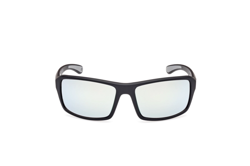 LENTES SOL SKECHERS NEGRO MATE ESPEJADOS - 1