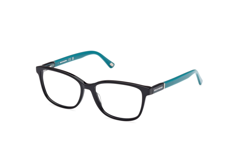 LENTES SKECHERS ÓPTICOS NEGRO BRILLANTE - 2