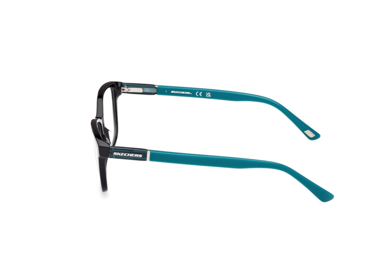 LENTES SKECHERS ÓPTICOS NEGRO BRILLANTE - 3