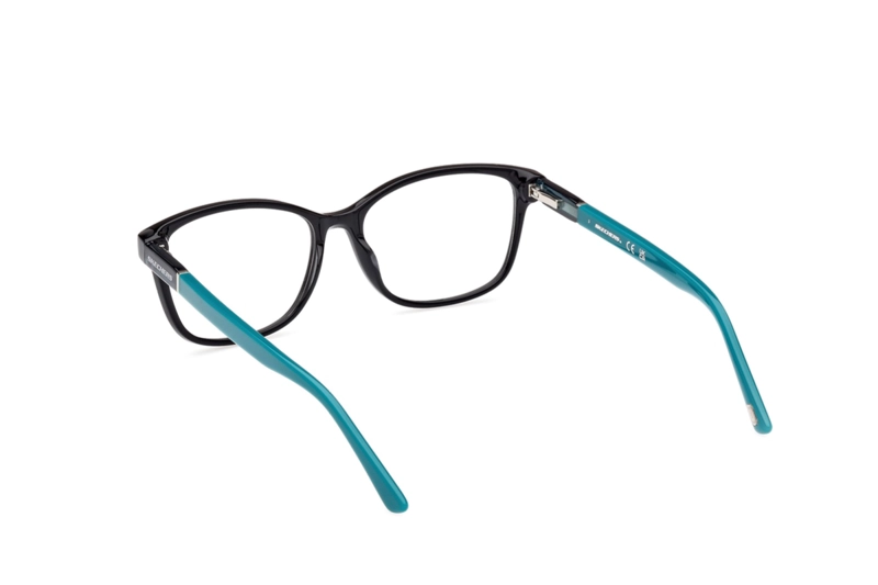 LENTES SKECHERS ÓPTICOS NEGRO BRILLANTE - 4