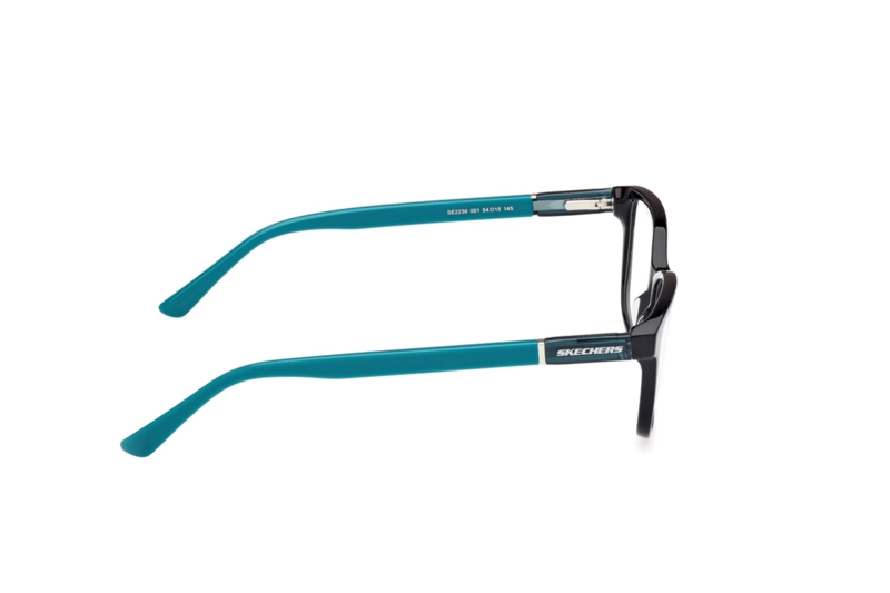 LENTES SKECHERS ÓPTICOS NEGRO BRILLANTE - 7
