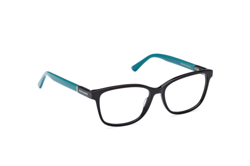 LENTES SKECHERS ÓPTICOS NEGRO BRILLANTE - 8
