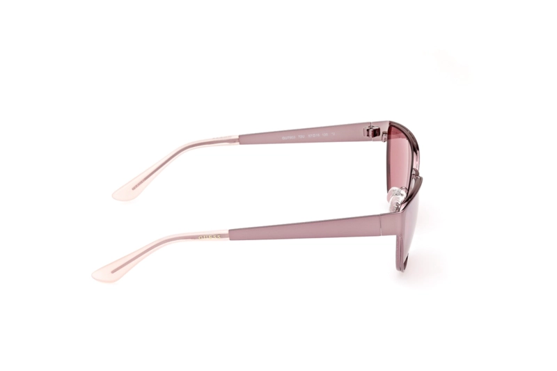 LENTES SOL GUESS ROSADO BRILLANTE ESPEJADOS - 7
