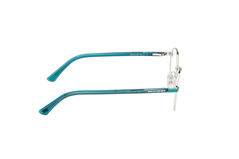 LENTES SKECHERS ÓPTICOS TURQUESA BRILLANTE - 7