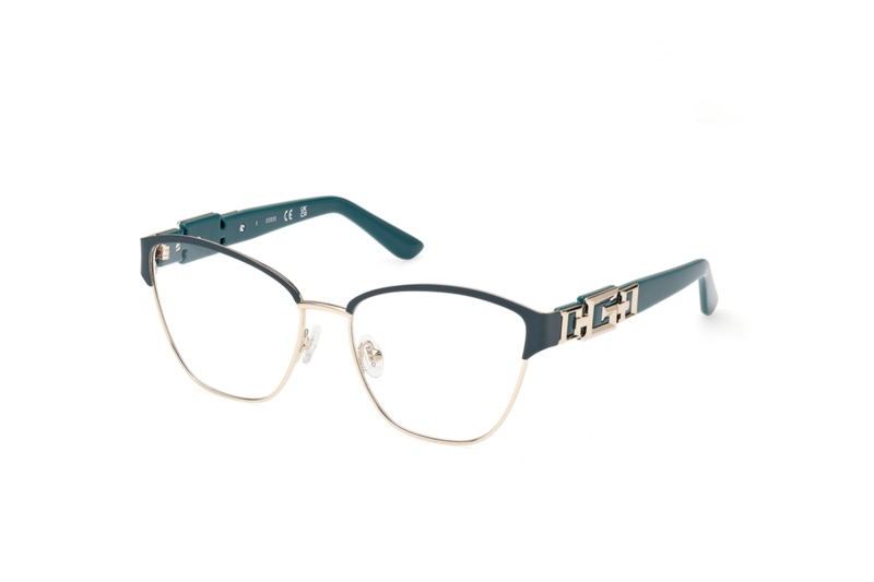 LENTES OPTICOS VERDE GUESS - 2