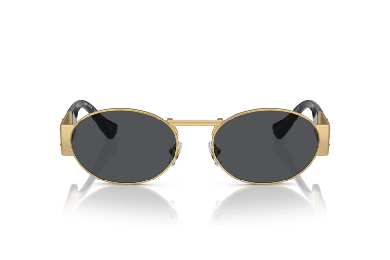 LENTES SOL VERSACE MEDUSA DECO DORADO - 2
