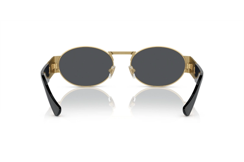 LENTES SOL VERSACE MEDUSA DECO DORADO - 4