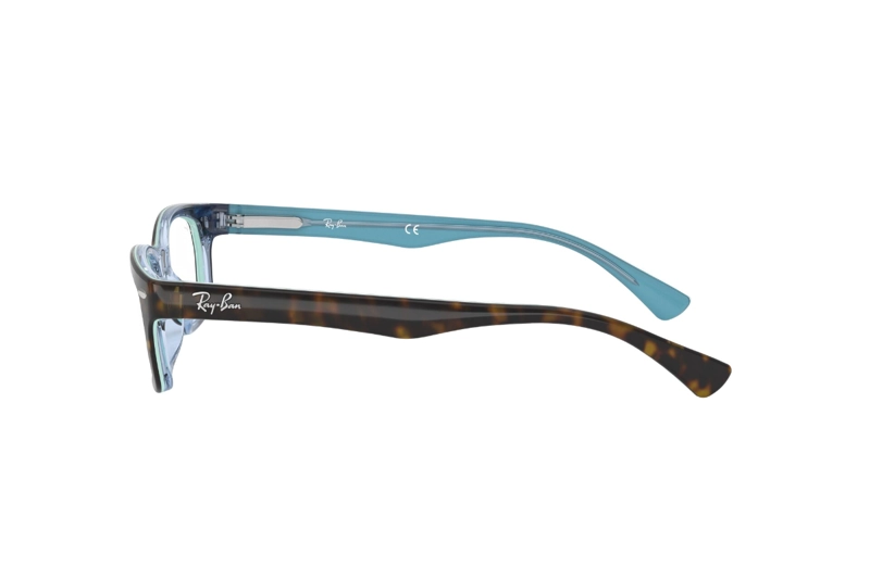 LENTES RAY-BAN ÓPTICOS HAVANA ON TRANSPARENT AZURE ÓPTICAL - 4