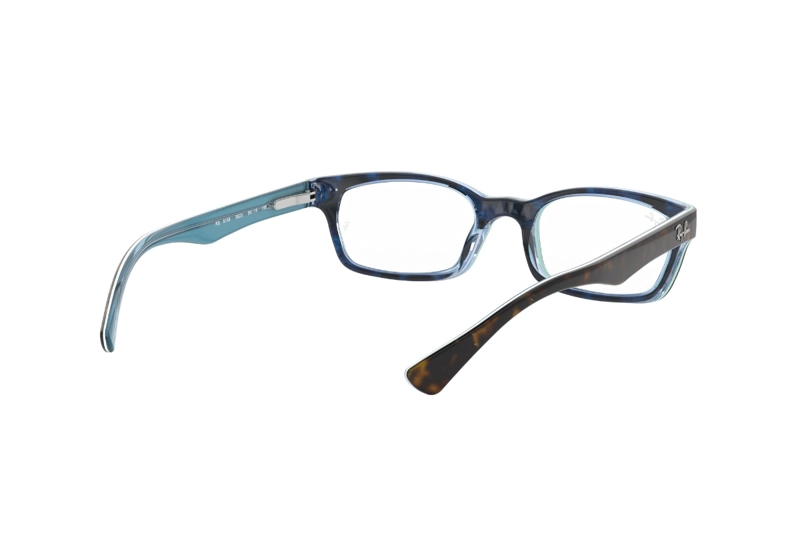LENTES RAY-BAN ÓPTICOS HAVANA ON TRANSPARENT AZURE ÓPTICAL - 8