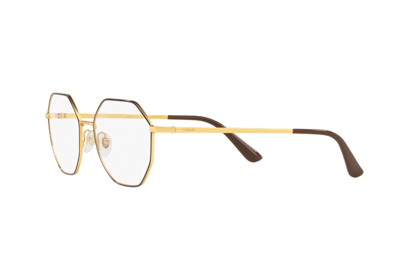LENTES VOGUE ÓPTICOS TOP BROWN/PALE GOLD EYEWEAR - 3