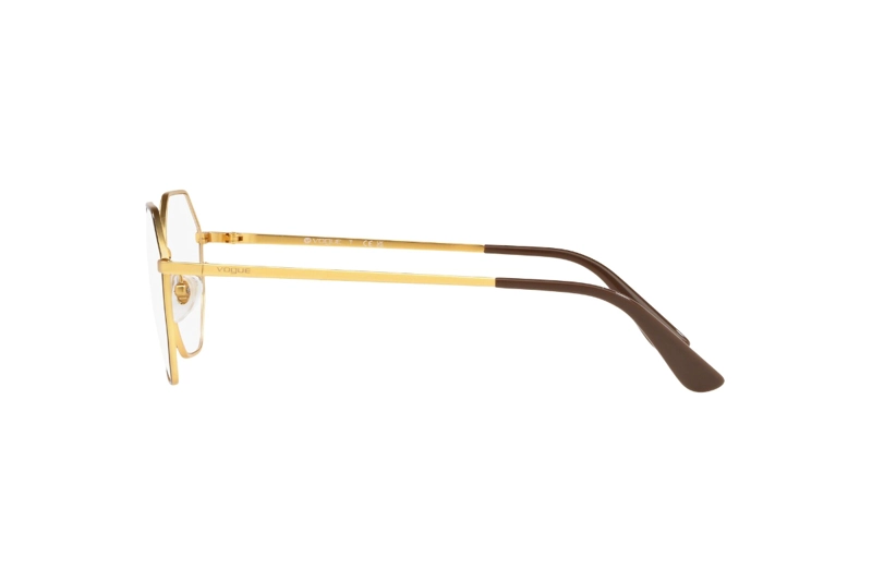 LENTES VOGUE ÓPTICOS TOP BROWN/PALE GOLD EYEWEAR - 4