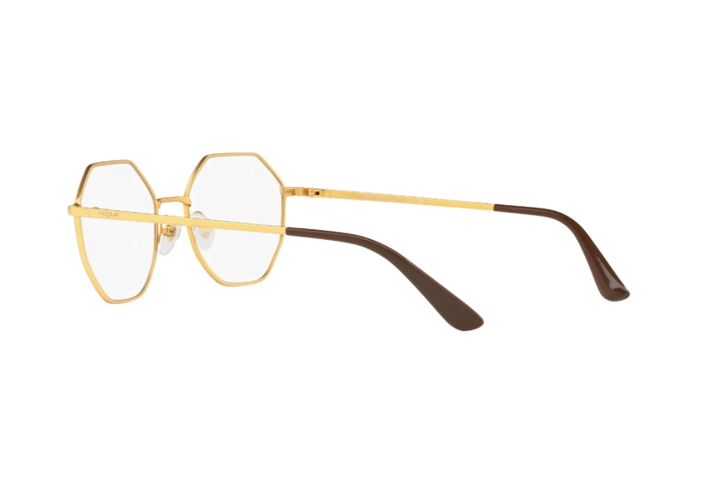 LENTES VOGUE ÓPTICOS TOP BROWN/PALE GOLD EYEWEAR - 5