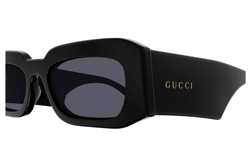 LENTES SOL GUCCI NEGRO SUSTENTABLE - 3