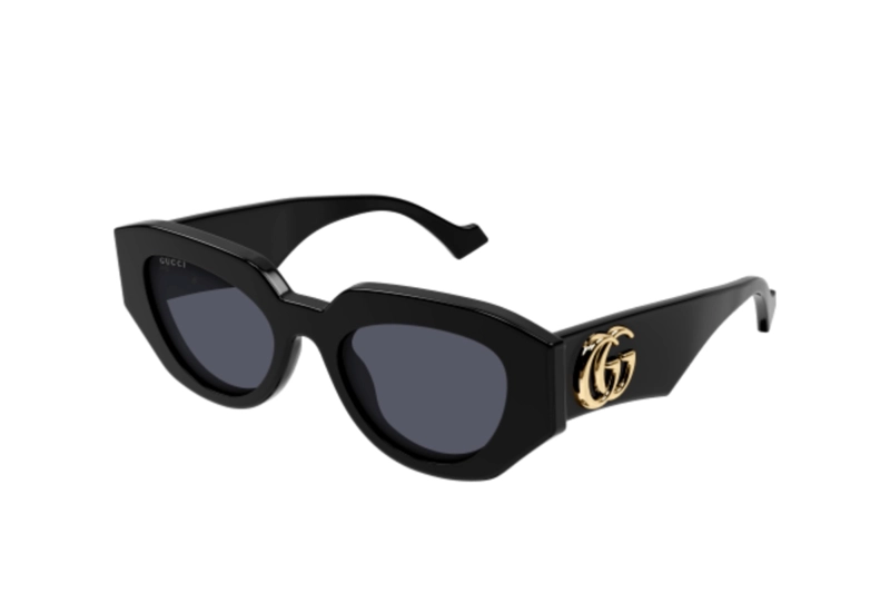 LENTES DE SOL NEGRO SUSTENTABLE GUCCI - 1