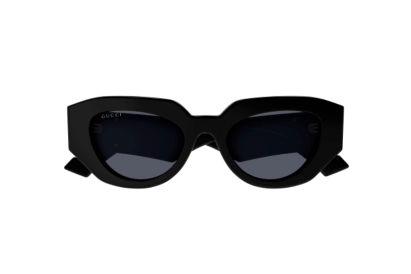 LENTES DE SOL NEGRO SUSTENTABLE GUCCI - 2