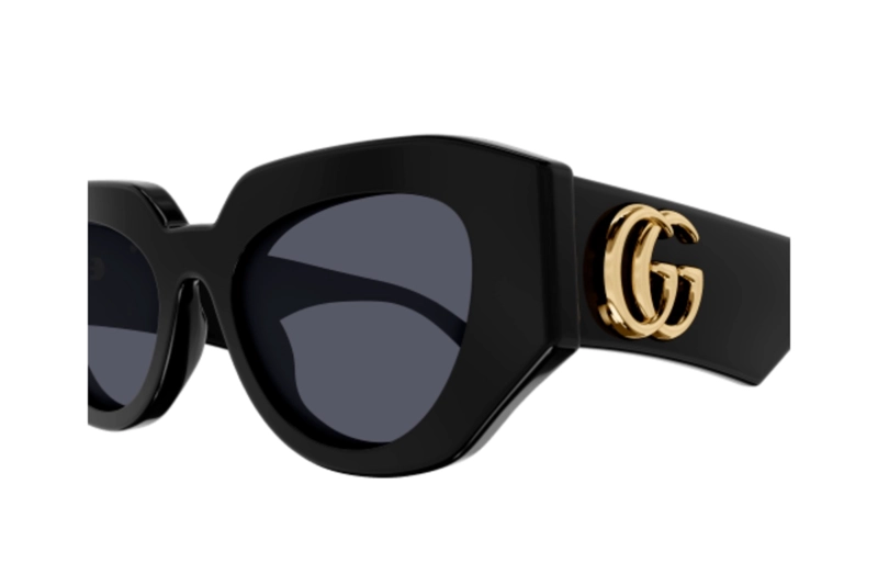 LENTES DE SOL NEGRO SUSTENTABLE GUCCI - 3