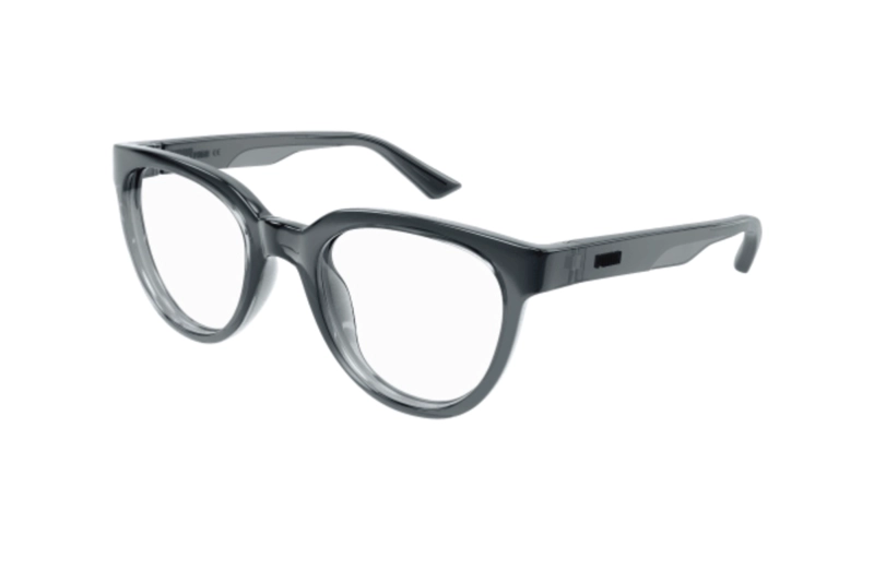 LENTES PUMA ÓPTICOS GRIS TRANSPARENTE SUSTENTABLE - 1