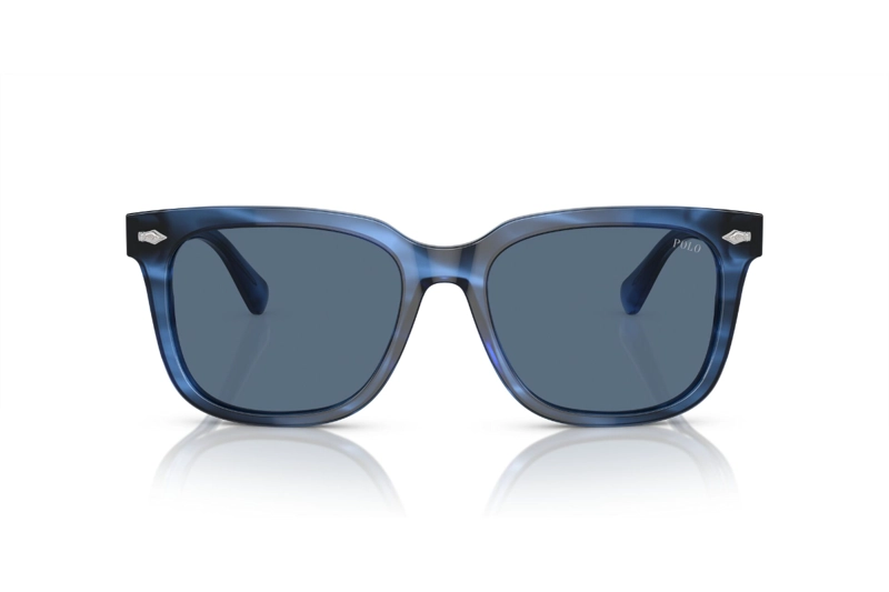 LENTES SOL POLO AZUL BRILLANTE RAYADO RALPH LAUREN - 1