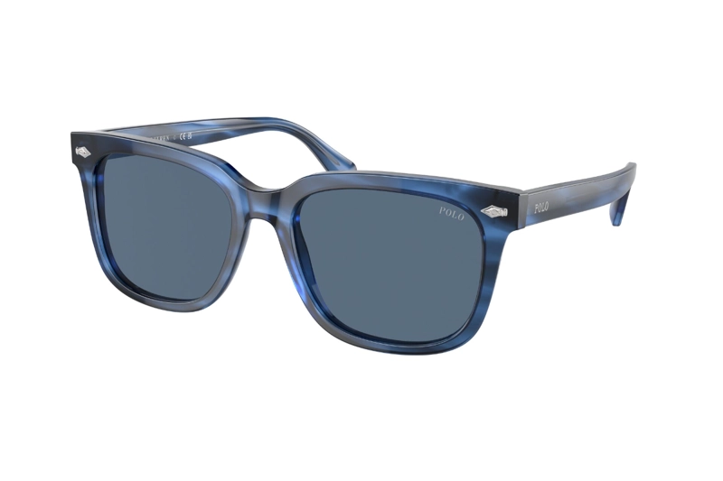 LENTES SOL POLO AZUL BRILLANTE RAYADO RALPH LAUREN - 2