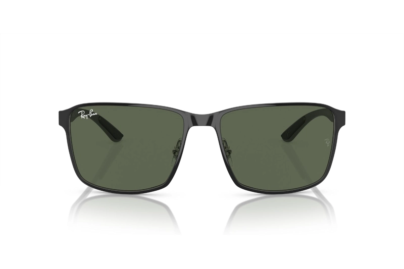LENTES DE SOL NEGRO BRILLANTE RAY-BAN - 1