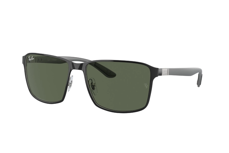 LENTES DE SOL NEGRO BRILLANTE RAY-BAN - 2