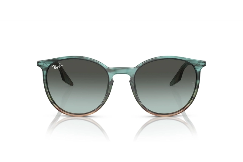 LENTES SOL RAY-BAN AZUL A RAYAS DEGRADADO - 1