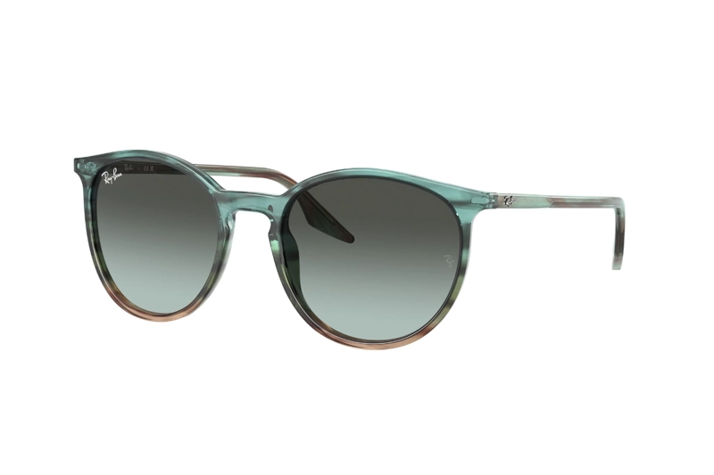 LENTES SOL RAY-BAN AZUL A RAYAS DEGRADADO - 2