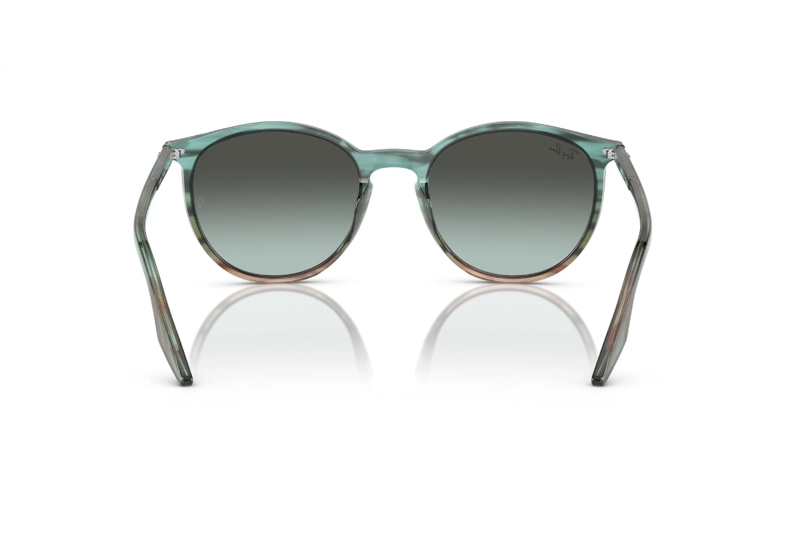 LENTES SOL RAY-BAN AZUL A RAYAS DEGRADADO - 4
