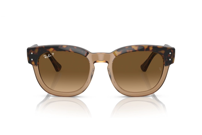 LENTES DE SOL MEGA HAWKEYE HAVANA & MARRON TRANSPARENTE POLARIZADOS DEGRADADO RAY-BAN - 1