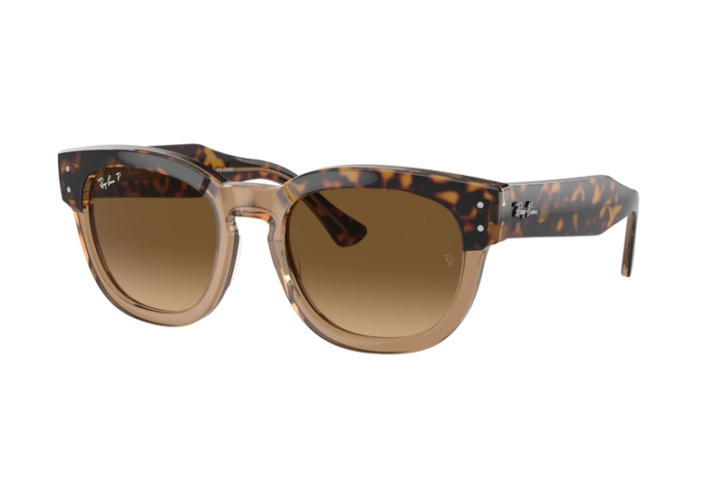 LENTES DE SOL MEGA HAWKEYE HAVANA & MARRON TRANSPARENTE POLARIZADOS DEGRADADO RAY-BAN - 2