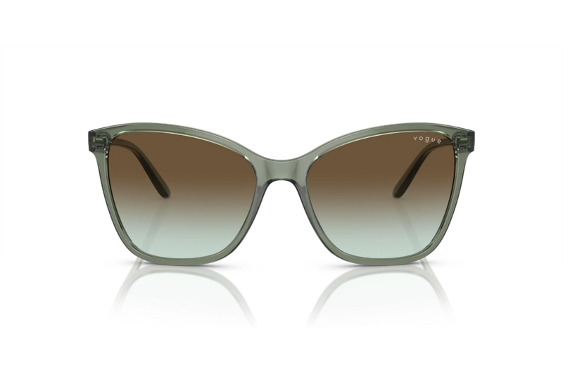 LENTES DE SOL VERDE TRANSPARENTE DEGRADADO VOGUE EYEWEAR - 1