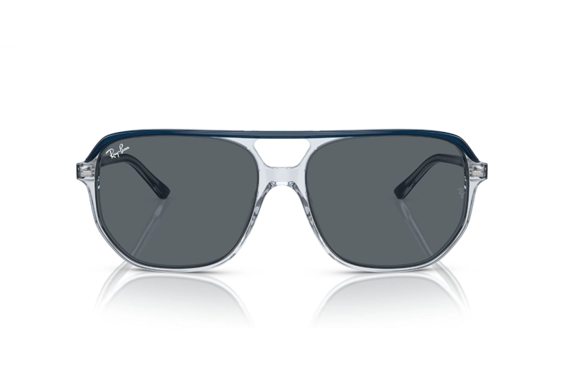 LENTES SOL RAY-BAN BILL ONE AZUL TRANSPARENTE - 1