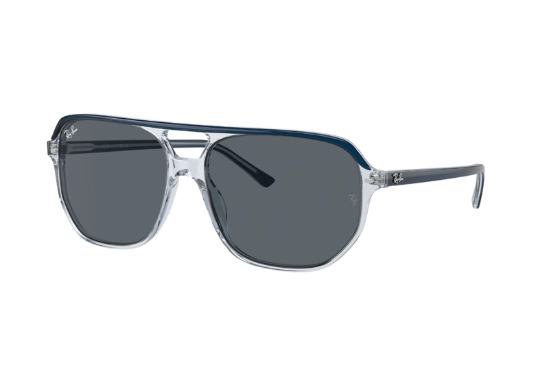 LENTES SOL RAY-BAN BILL ONE AZUL TRANSPARENTE - 2