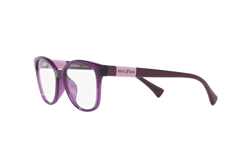 LENTES MIRAFLEX ÓPTICOS VIOLETA ROSA NIÑOS - 3